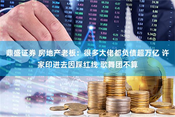 鼎盛证券 房地产老板：很多大佬都负债超万亿 许家印进去因踩红线 歌舞团不算